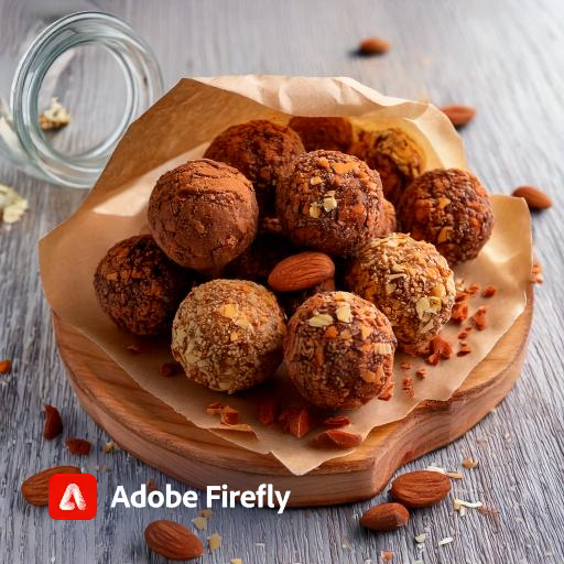 Bio-Protein Balls Mandel-Kakao